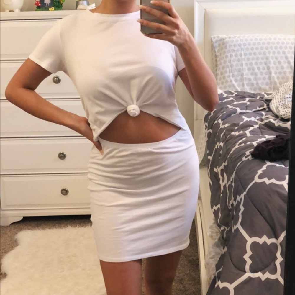 BRAND NEW Pacsun LA Hearts Dress - White